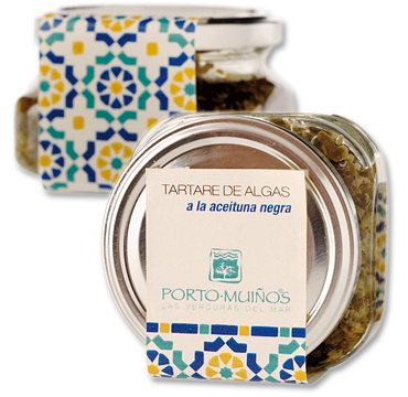 PORTO MUI�OS Algen-Tartar mit schwarzen Oliven 180g bio