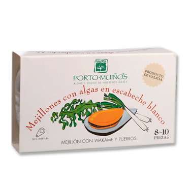 PORTO MUI�OS Mejillones mit Algen in Vinaigrette 95g