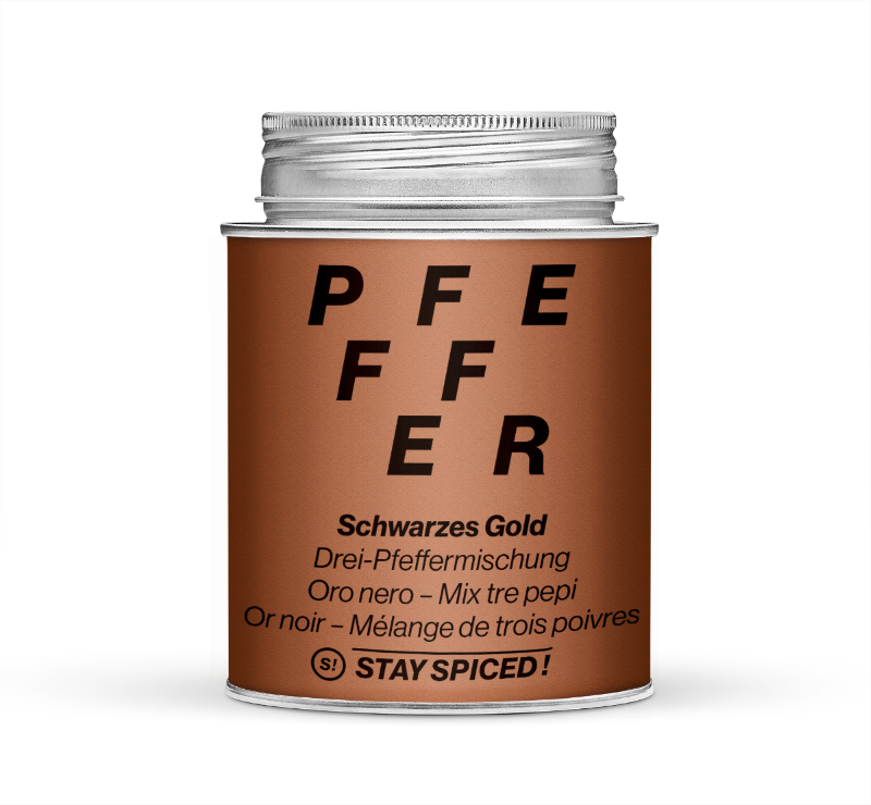 STAY SPICED Pfeffer-Schwarzes Gold 450g